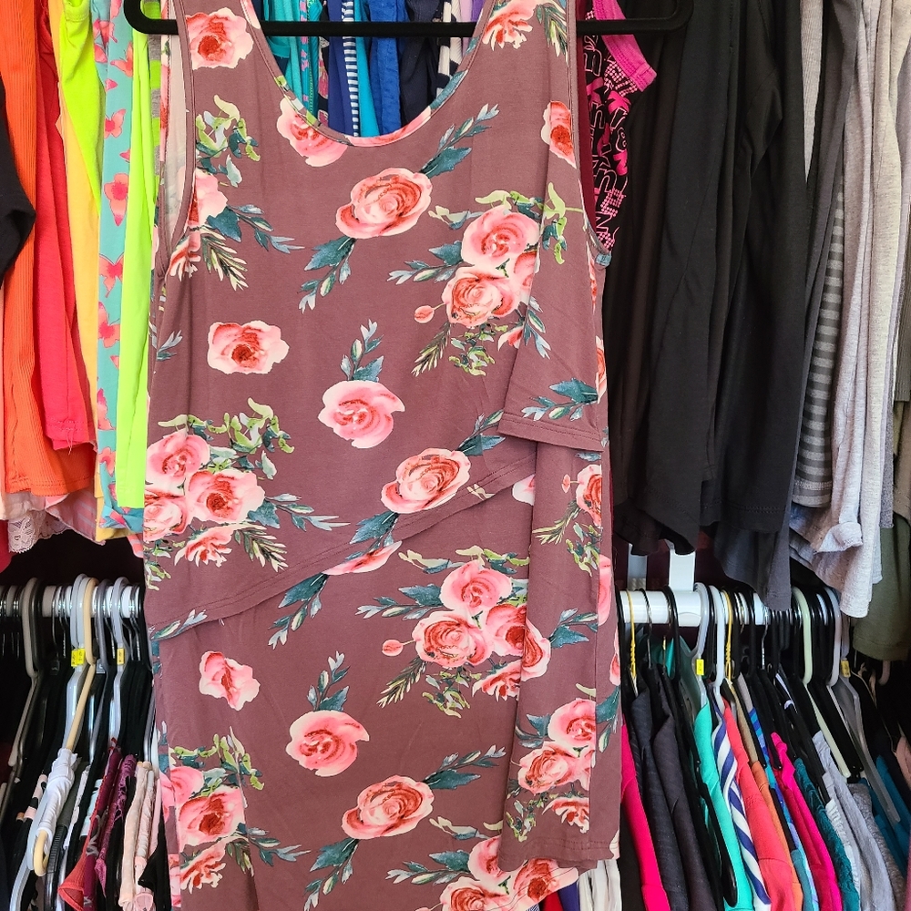 Latched Mama Asymmetrical Nursing Tank 2.0